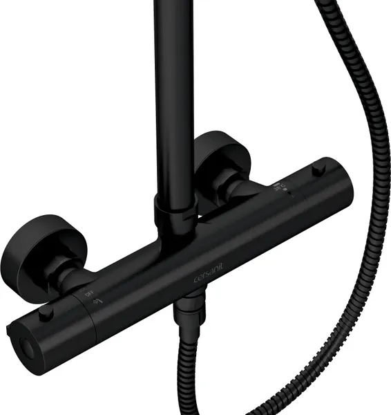 Изображение товара Душевая система со смесителем Cersanit Brasko Black 63112/64527