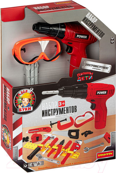 Изображение товара Набор инструментов игрушечный Bondibon Папины дети / ВВ5131