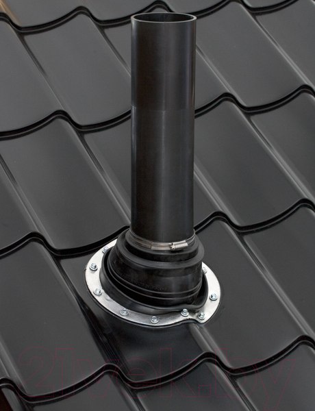 Изображение товара Проходка кровельная Vilpe Roofseal-3 110-200 / 71703 (черный)