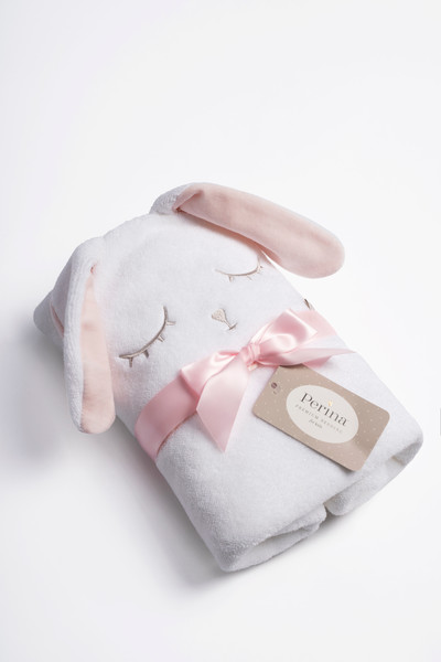 Изображение товара Полотенце с капюшоном Perina Лапушка / ПД-05.1.95 (розовый)