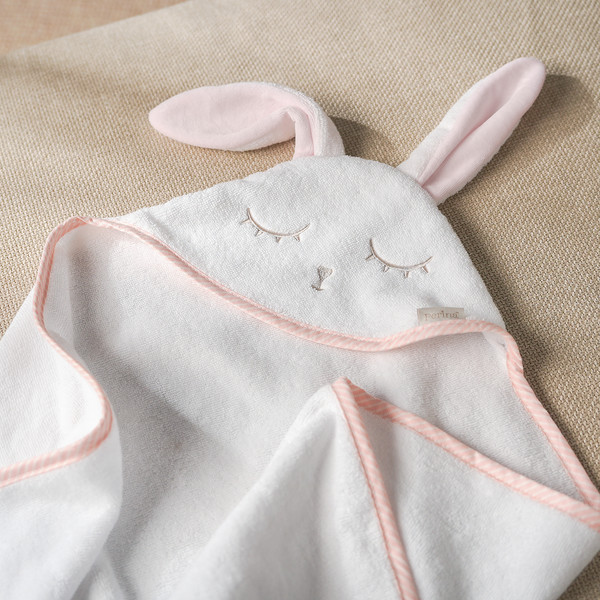 Изображение товара Полотенце с капюшоном Perina Лапушка / ПД-05.1.95 (розовый)