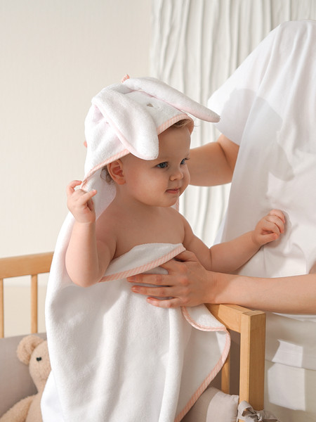 Изображение товара Полотенце с капюшоном Perina Лапушка / ПД-05.1.95 (розовый)