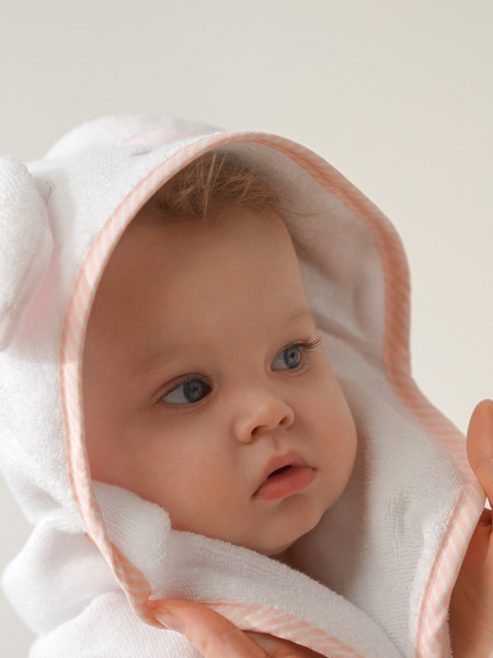 Изображение товара Полотенце с капюшоном Perina Лапушка / ПД-05.1.95 (розовый)