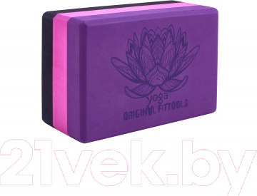 Изображение товара Блок для йоги Original FitTools FT-3DBLOCK