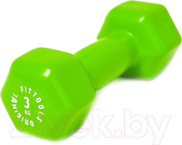 Изображение товара Гантель Original FitTools FT-VWB-3 (зеленый)
