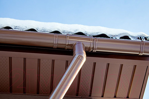 Изображение товара Воронка водосточная Grand Line Стандарт ПВХ RR 32 (коричневый)