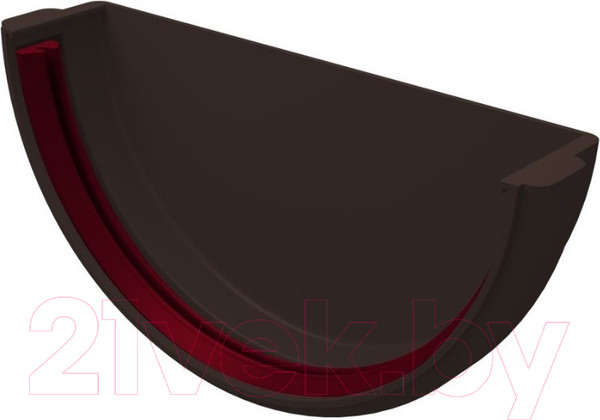 Изображение товара Заглушка желоба Grand Line Стандарт ПВХ RR 32 (коричневый)