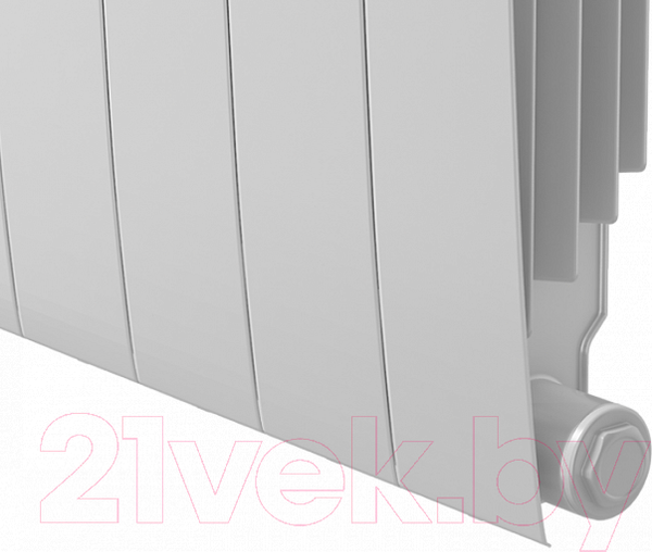 Изображение товара Радиатор биметаллический Royal Thermo BiLiner 500 Bianco Traffico (8 секций)