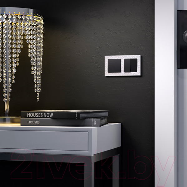 Изображение товара Выключатель Werkel W1113008 / a051611 (черный матовый)