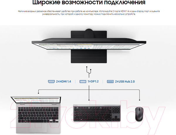 Изображение товара Монитор Samsung F24T450FQI (LF24T450FQIXCI)