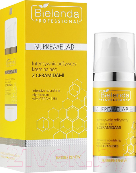 Изображение товара Крем для лица Bielenda Professional Supremelab Barrier Renew питательный ночной с керамидами (50мл)