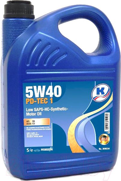 Изображение товара Моторное масло Kuttenkeuler PD-Tec 1 5W40 / 309234 (5л)