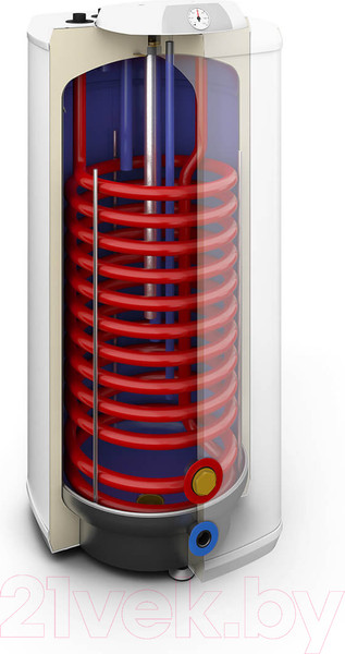 Изображение товара Бойлер косвенного нагрева Galmet Kwadro SGW(S) 120 FL / 26-125500 (белый)