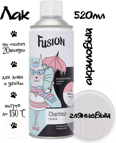 Изображение товара Лак Fusion LAC (520мл, глянцевый)