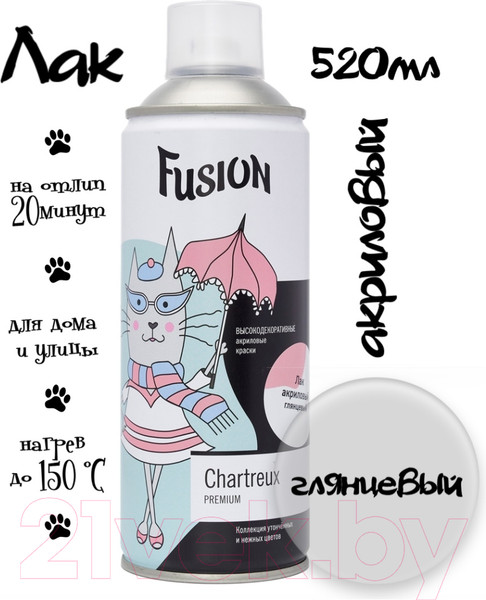 Изображение товара Лак Fusion LAC (520мл, матовый)