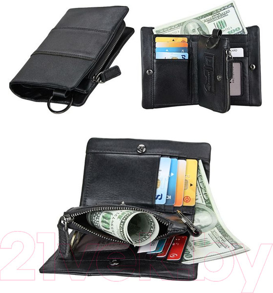 Изображение товара Портмоне Ezcase Koloss Achilles K2.6 (черный)