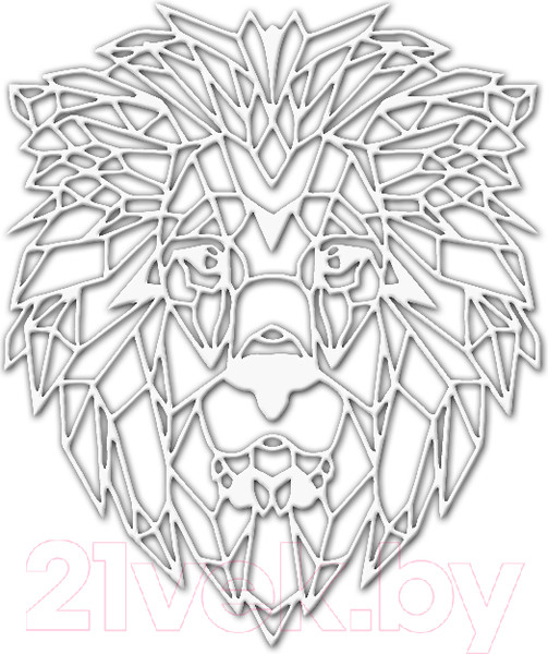 Изображение товара Декор настенный Arthata Лев 35x45-V / 033-1 (белый)