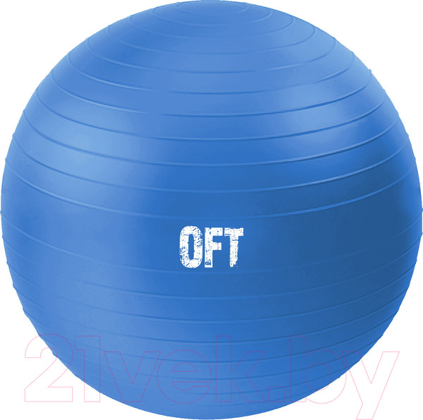 Изображение товара Фитбол гладкий Original FitTools FT-GBR-75BS (синий)