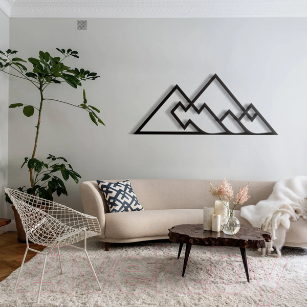 Изображение товара Декор настенный Arthata Горные пики 95x40-B / 035-1 (черный)