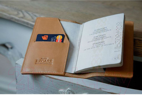 Изображение товара Обложка для автодокументов Ezcase City C14.1 (песочный)