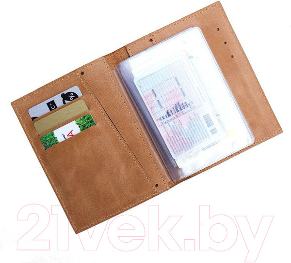 Изображение товара Обложка для автодокументов Ezcase City C13 (песочный)