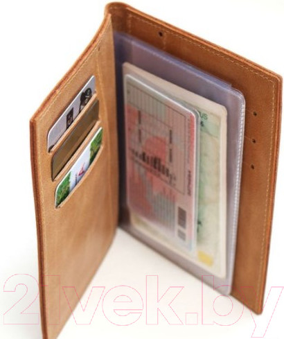 Изображение товара Обложка для автодокументов Ezcase City C13 (песочный)