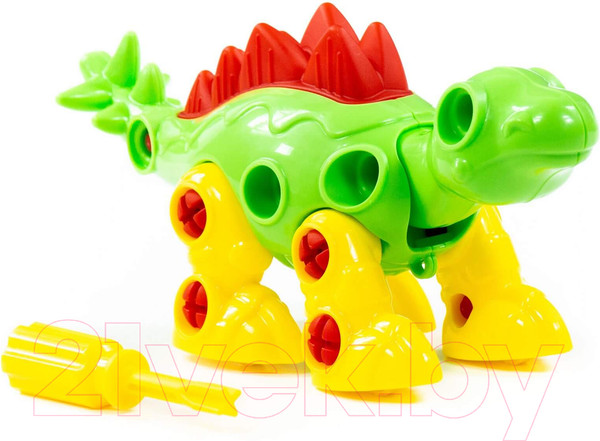 Изображение товара Игрушка-конструктор Полесье Стегозавр / 76793 (30эл)