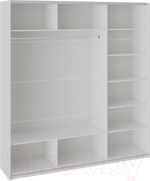 Изображение товара Шкаф-купе ТриЯ Траст СШК 2.210.70-11.11.11 3-х дверный (белый снег)