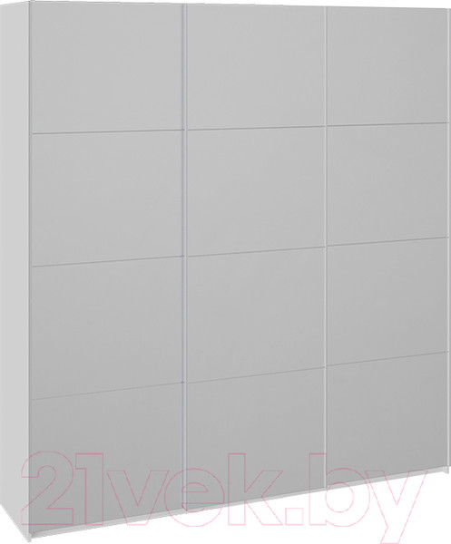 Изображение товара Шкаф-купе ТриЯ Траст СШК 2.210.70-13.13.13 3-х дверный (белый снег/зеркало)