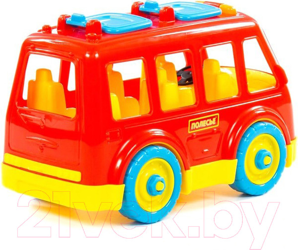 Изображение товара Игрушка-конструктор Полесье Автобус / 84798 (26эл)