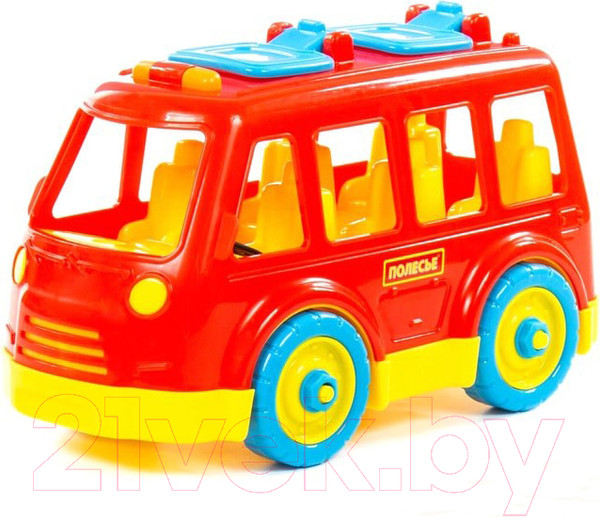 Изображение товара Игрушка-конструктор Полесье Автобус / 84798 (26эл)