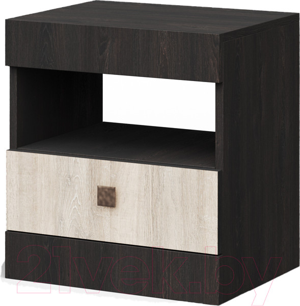 Изображение товара Прикроватная тумба Мебель-КМК Лондон 0467.3 (дуб кентерберри/сосна натуральная)