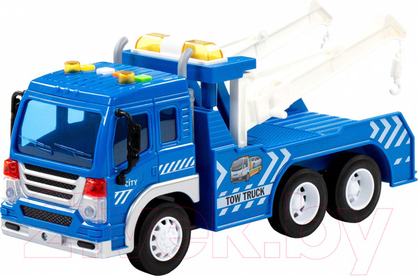 Изображение товара Эвакуатор игрушечный Полесье Сити / 86525 (инерционный, синий)