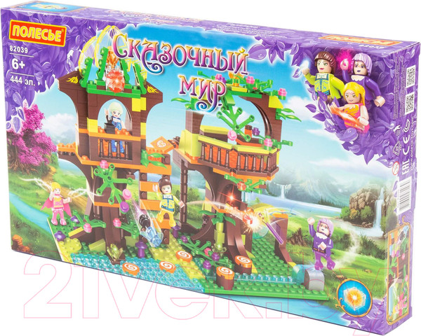 Изображение товара Конструктор Полесье Классик. Сказочный мир-1 / 82039 (444эл)