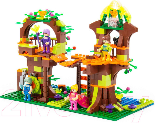 Изображение товара Конструктор Полесье Классик. Сказочный мир-1 / 82039 (444эл)