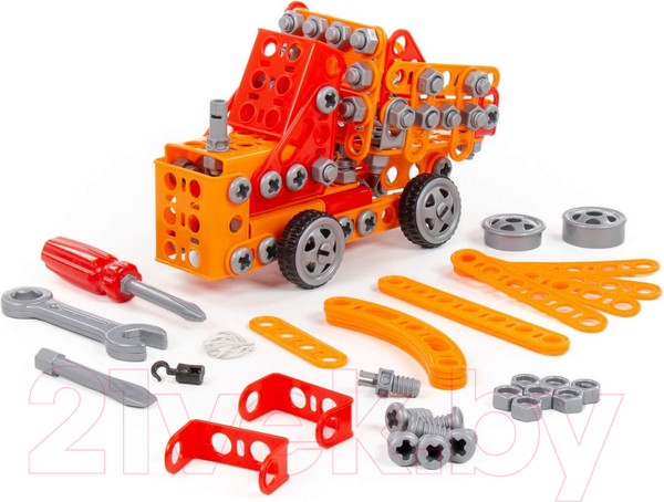 Изображение товара Конструктор Полесье Изобретатель / 86648 (235эл)