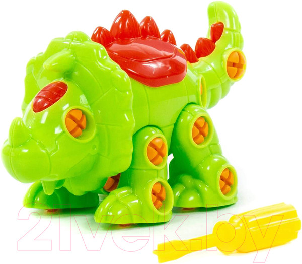 Изображение товара Игрушка-конструктор Полесье Трицератопс / 76816 (32эл)