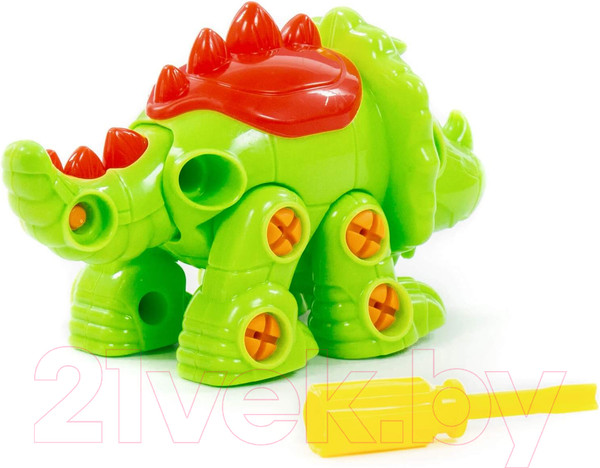 Изображение товара Игрушка-конструктор Полесье Трицератопс / 76816 (32эл)