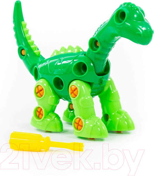 Изображение товара Игрушка-конструктор Полесье Диплодок / 77165 (35эл)