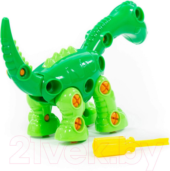 Изображение товара Игрушка-конструктор Полесье Диплодок / 77165 (35эл)