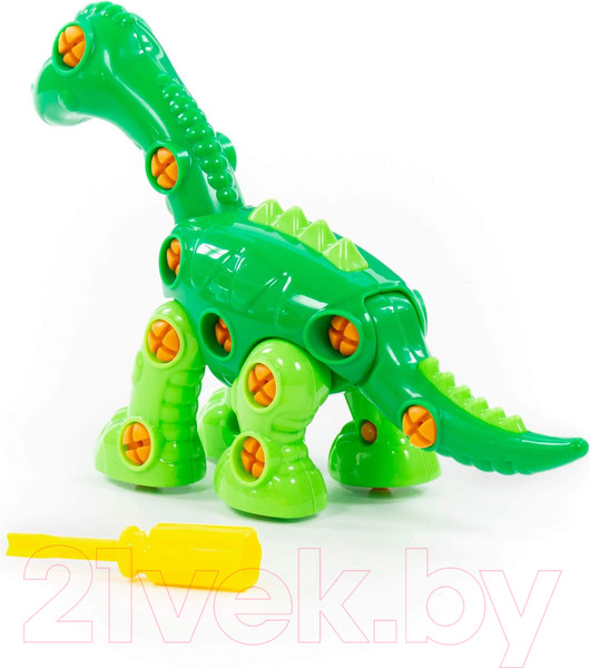 Изображение товара Игрушка-конструктор Полесье Диплодок / 77165 (35эл)