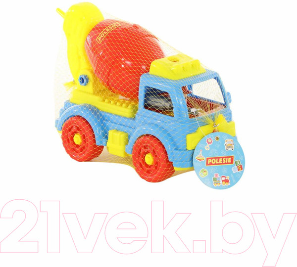 Изображение товара Игрушка-конструктор Полесье Автомобиль-бетоновоз / 72993 (29эл)