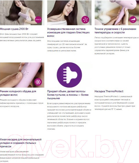 Изображение товара Фен Philips BHD360/20