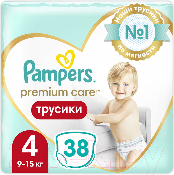 Изображение товара Подгузники-трусики детские Pampers Premium Care 4 Maxi (38шт)