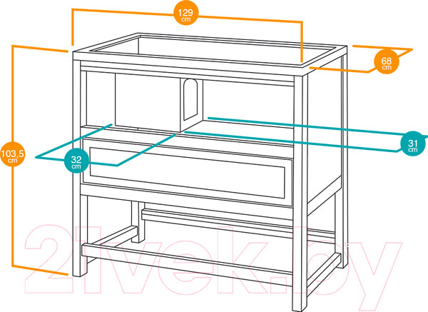 Изображение товара Клетка для грызунов Ferplast Cottage Large / 57094200