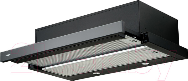 Изображение товара Вытяжка телескопическая Akpo Light Eco Glass 60 WK-7 (черное стекло)