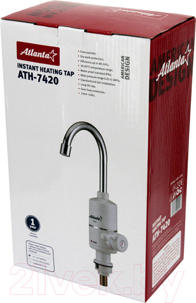 Изображение товара Кран-водонагреватель Atlanta ATH-7420