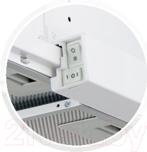 Изображение товара Вытяжка телескопическая Akpo Light Eco Twin 60 WK-7 (белый)