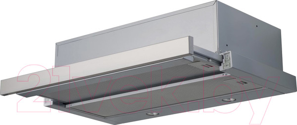 Изображение товара Вытяжка телескопическая Akpo Light Eco Twin 50 WK-7 (нержавеющая сталь)