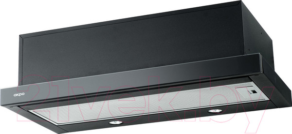 Изображение товара Вытяжка телескопическая Akpo Light Eco Glass Twin 60 WK-7 (черный)